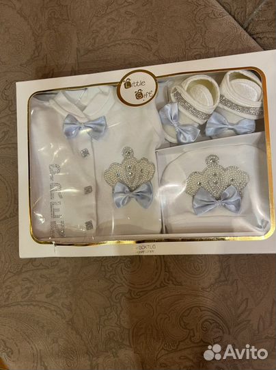 Детский комплект для мальчика на выписку