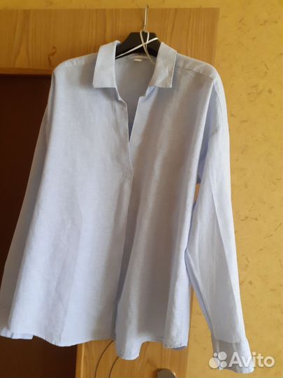 Рубашка, блузка h&m,лён,новое