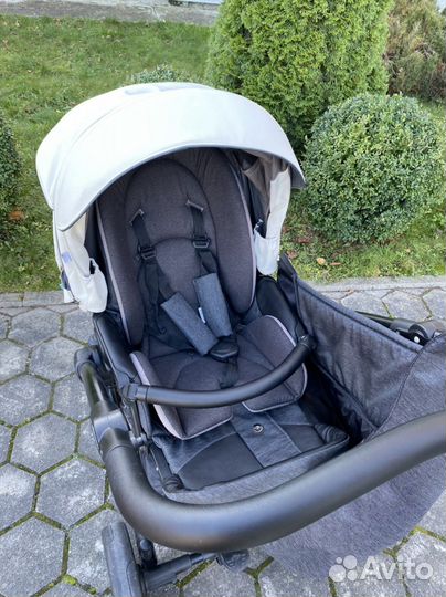 Bebetto torino 2 в 1 эко кожа белая