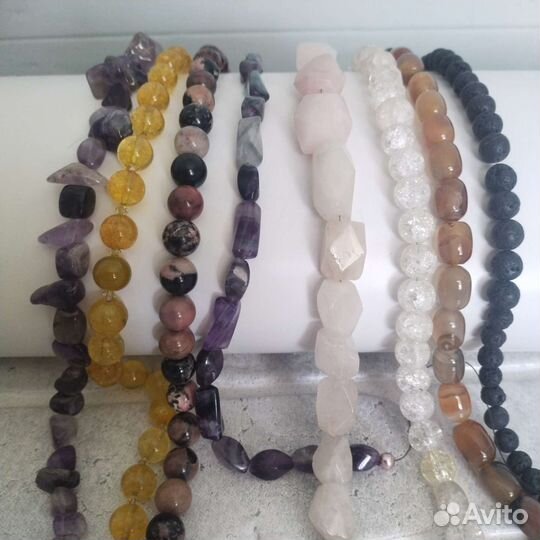 Бусины натуральных камней