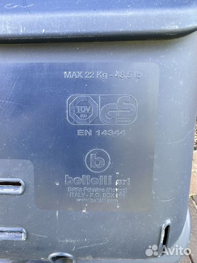 Велокресло детское bellelli до 22 кг