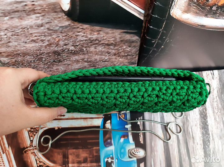 Клатч Зелёная гладь