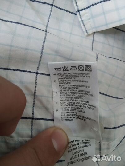 Рубашка fred perry