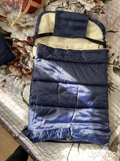 Конверт в коляску на овчине