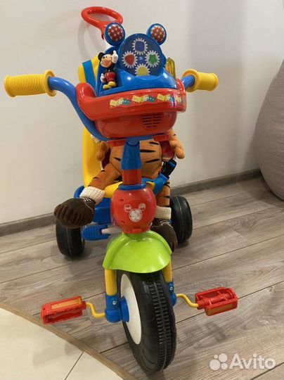 3х колесный велосипед «Микки Маус» с ручкой