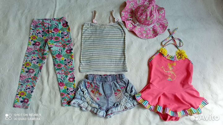 Пакетом летняя одежда на 3-4 года