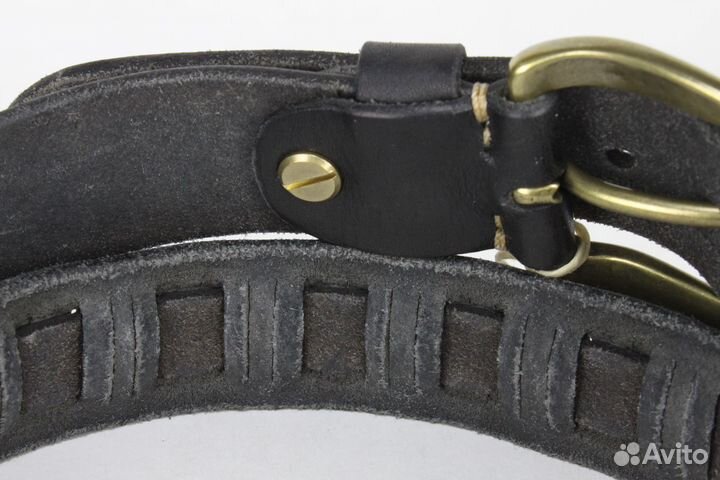 Мужской кожаный ремень, плетенка, 40 мм