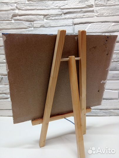 Горный пейзаж картина 20 х 25 см