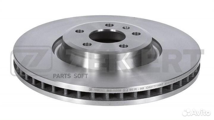 Диск торм. перед. Audi A4 V 16, A6 V 18, A8 IV 17