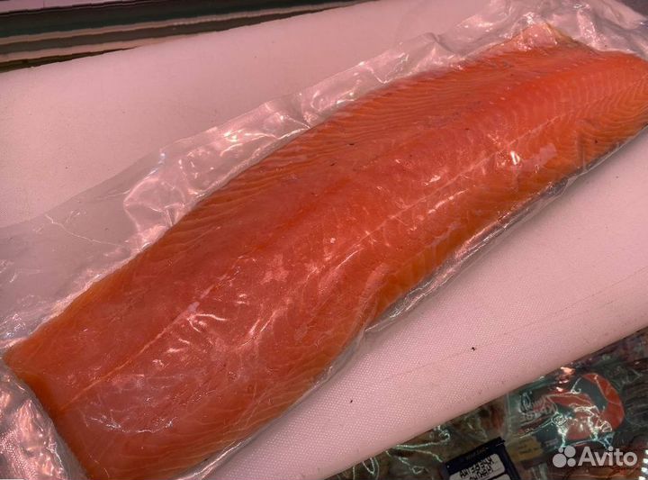 Лосось филе слабосолённый. Опт