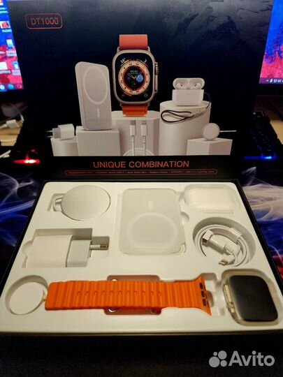 Набор Apple smart watch 8 Promax 6 в 1