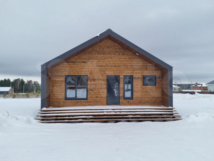 Коттедж 130 м² на участке 8 сот.