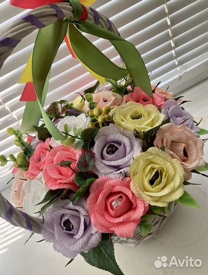 Корзина из конфет