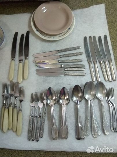 Ножи, вилки, ложки СССР