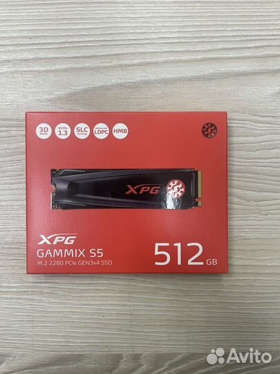 SSD 512Gb M.2 NVMe adata XPG gammix S5
