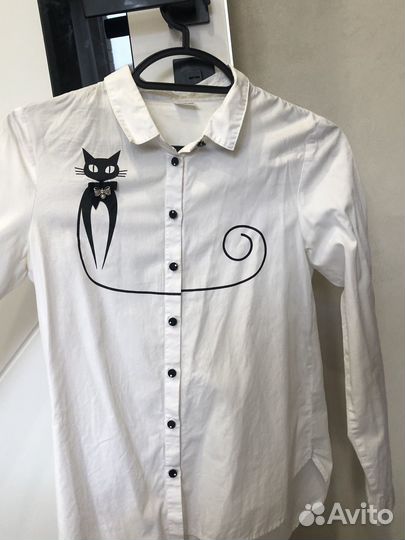 Рубашка белая школьная