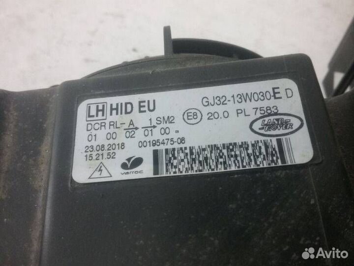 Фара левая Land Rover Range Rover Evoque