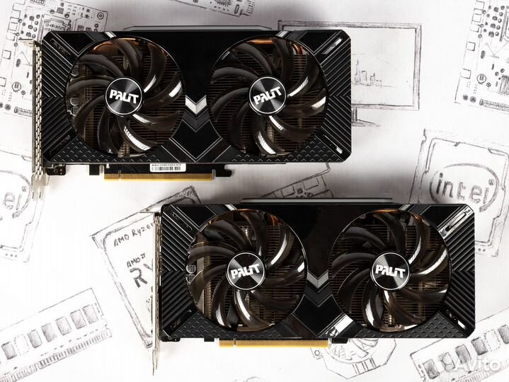 Видеокарта Palit GeForce GTX 1660 Ti 6Gb