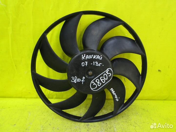 Вентилятор охлаждения Nissan Qashqai 07-14 г 38605