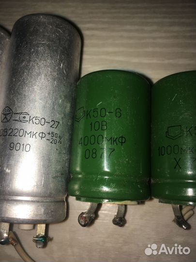 Конденсаторы СССР