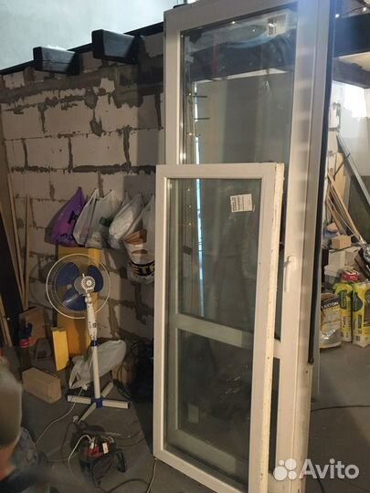 Балконная дверь и окно бу