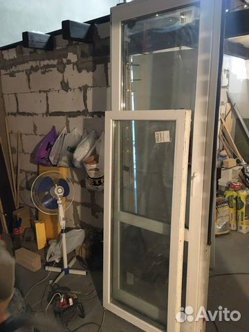 Балконная дверь и окно бу