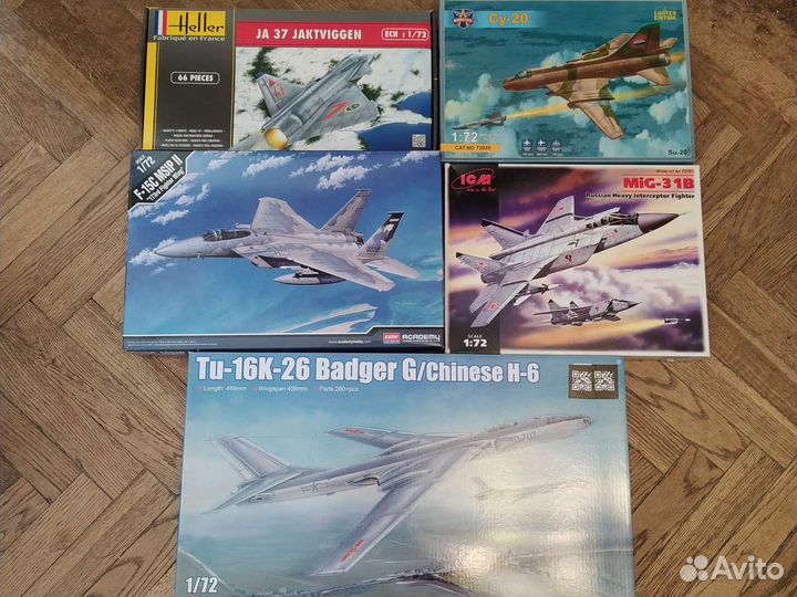 Сборные модели самолетов 1:72