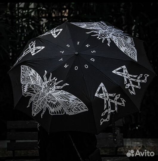 Зонт готический в стиле Killstar