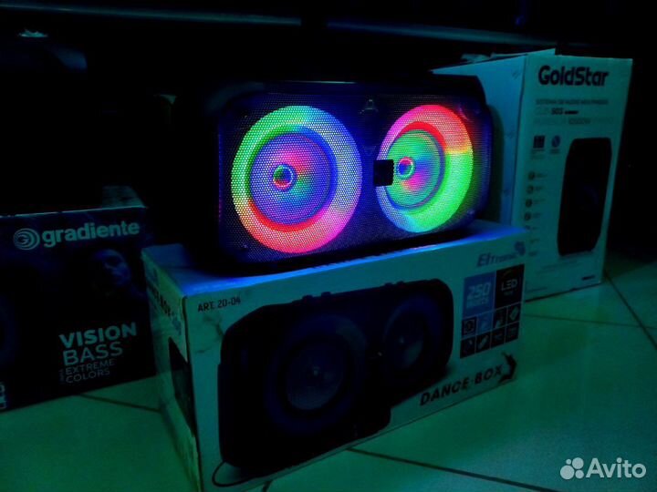 Большая Bluetooth колонка 250вт eltronic 20-04