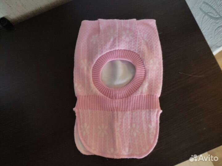 Шапка шлем для девочки