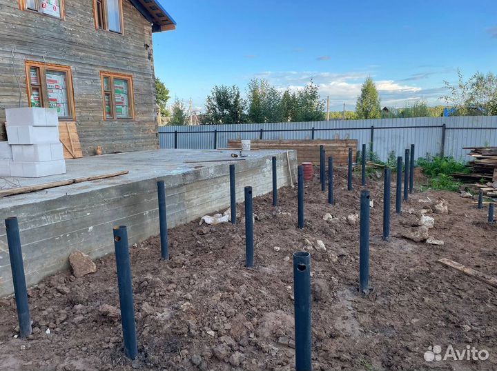 Винтовые сваи под ключ