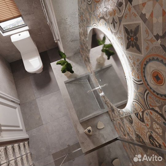 Зеркало Mixline Алон круг - Эконом D700 (550311)