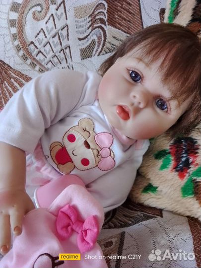 Кукла реборн силиконовая девочка