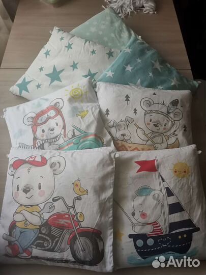 Бортики в кроватку