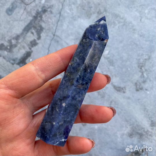 Камни натуральные обелиск крупный 9 см