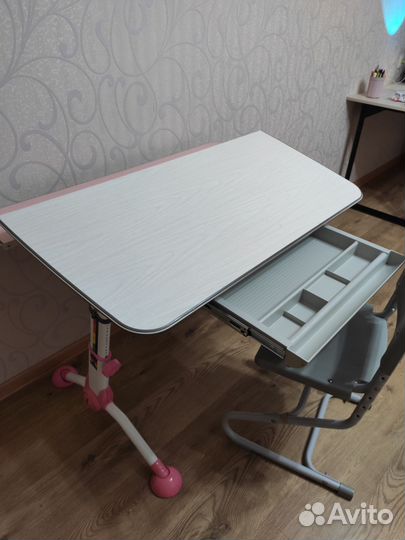 Парта трансформер для подростка со стулом