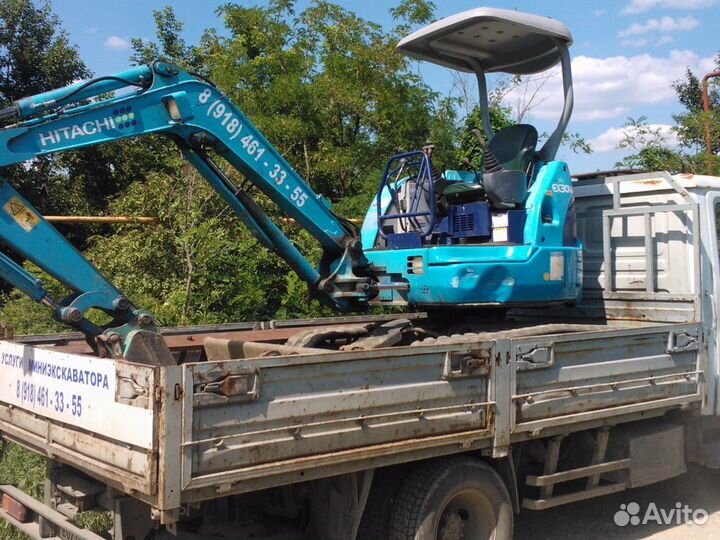 Услуги мини-экскаватора