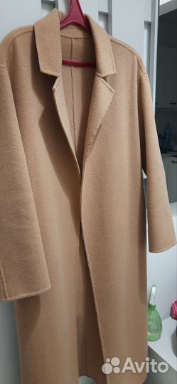 Пальто женское демисезонное 42 44 бежевое