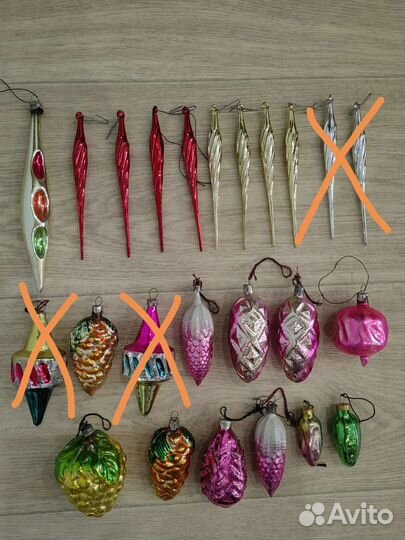 Елочные игрушки СССР