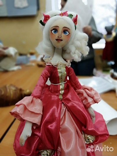 Текстильная кукла Мария-Антуанетта