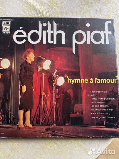 Edith piaf himne a l'amour