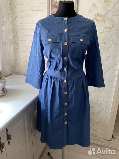 Джинсовое платье 48 50
