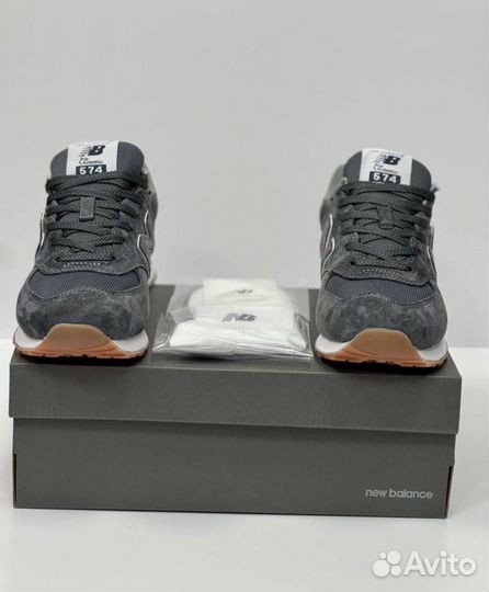 New Balance 574 41-46 мужские серые