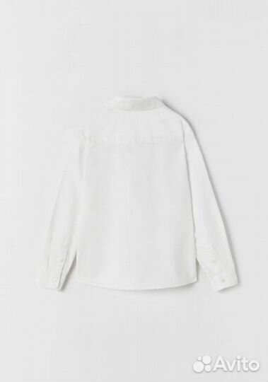 Новая рубашка белая Zara оригинал 128 134 140 152