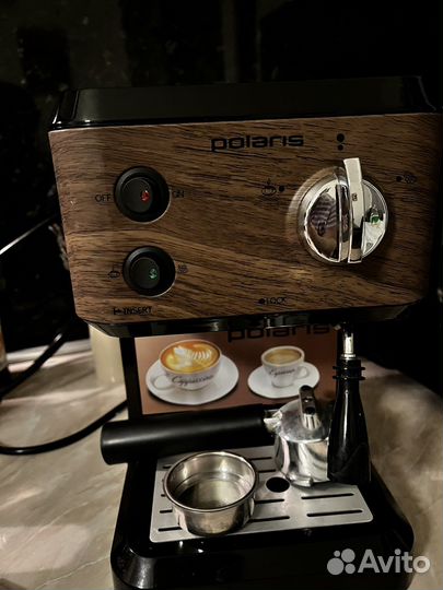 Кофеварка Polaris PCM 1524E Wood