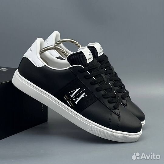 Кеды Armani Exhange мужские кожаные