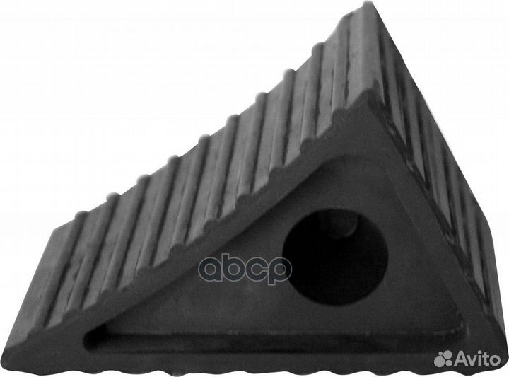 Упор противооткатный резиновый, 120 х 80 х 70 м