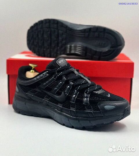 Элегантные черные кроссовки Nike P-6000