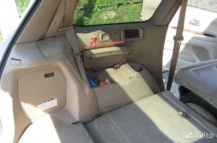 Toyota Gaia шторка багажника