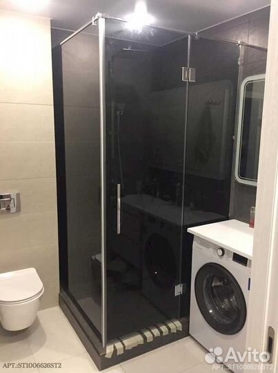 Стеклянные душевые перегородки